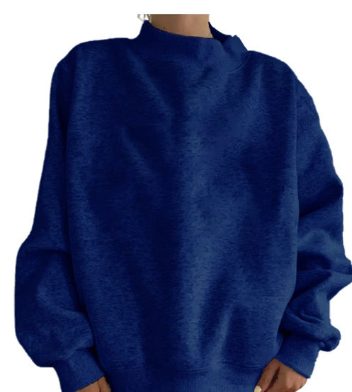 Reversible Premium Blank 300 GSM Mock Neck Sweatshirt