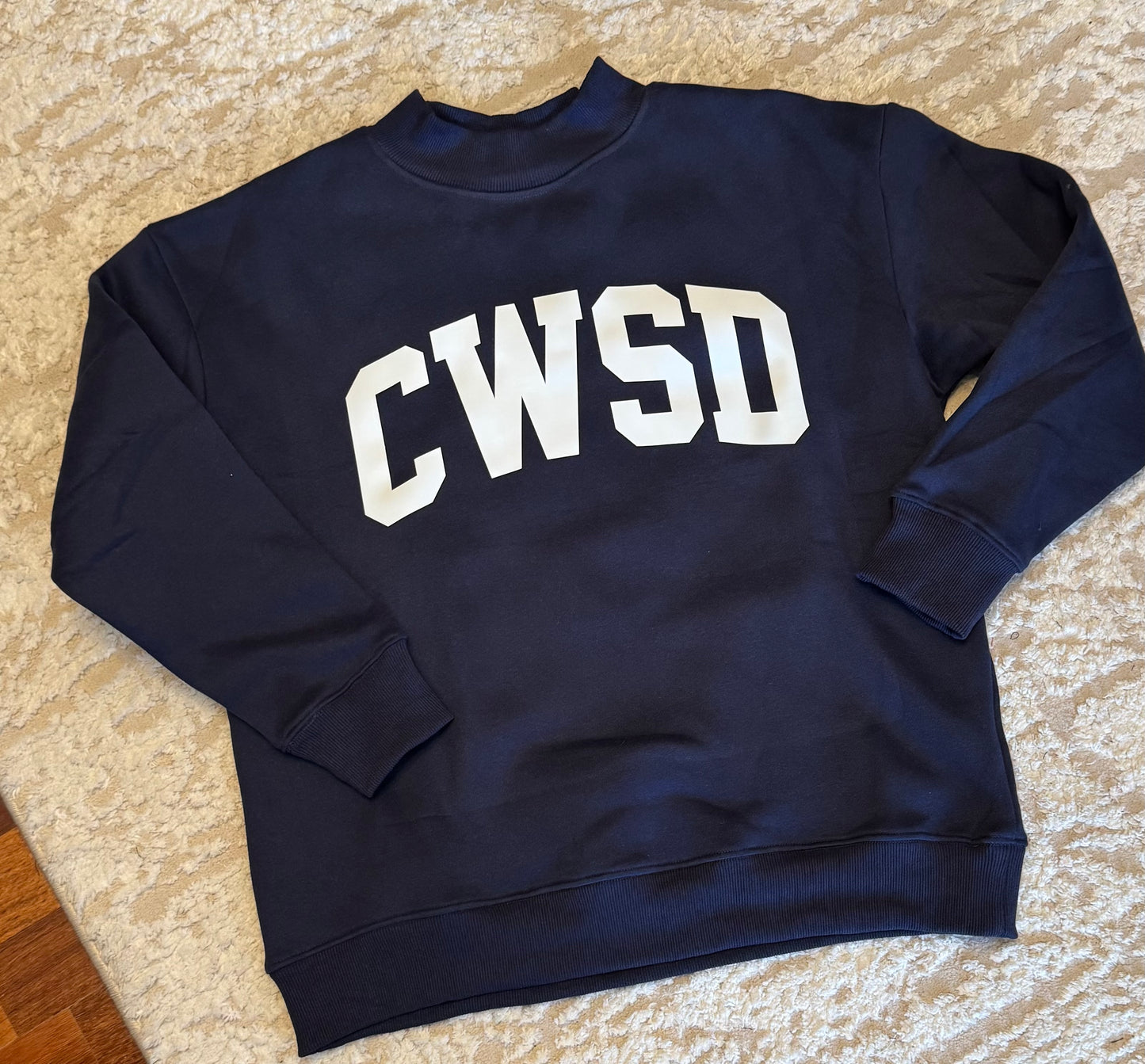 Reversible Premium Blank 300 GSM Mock Neck Sweatshirt