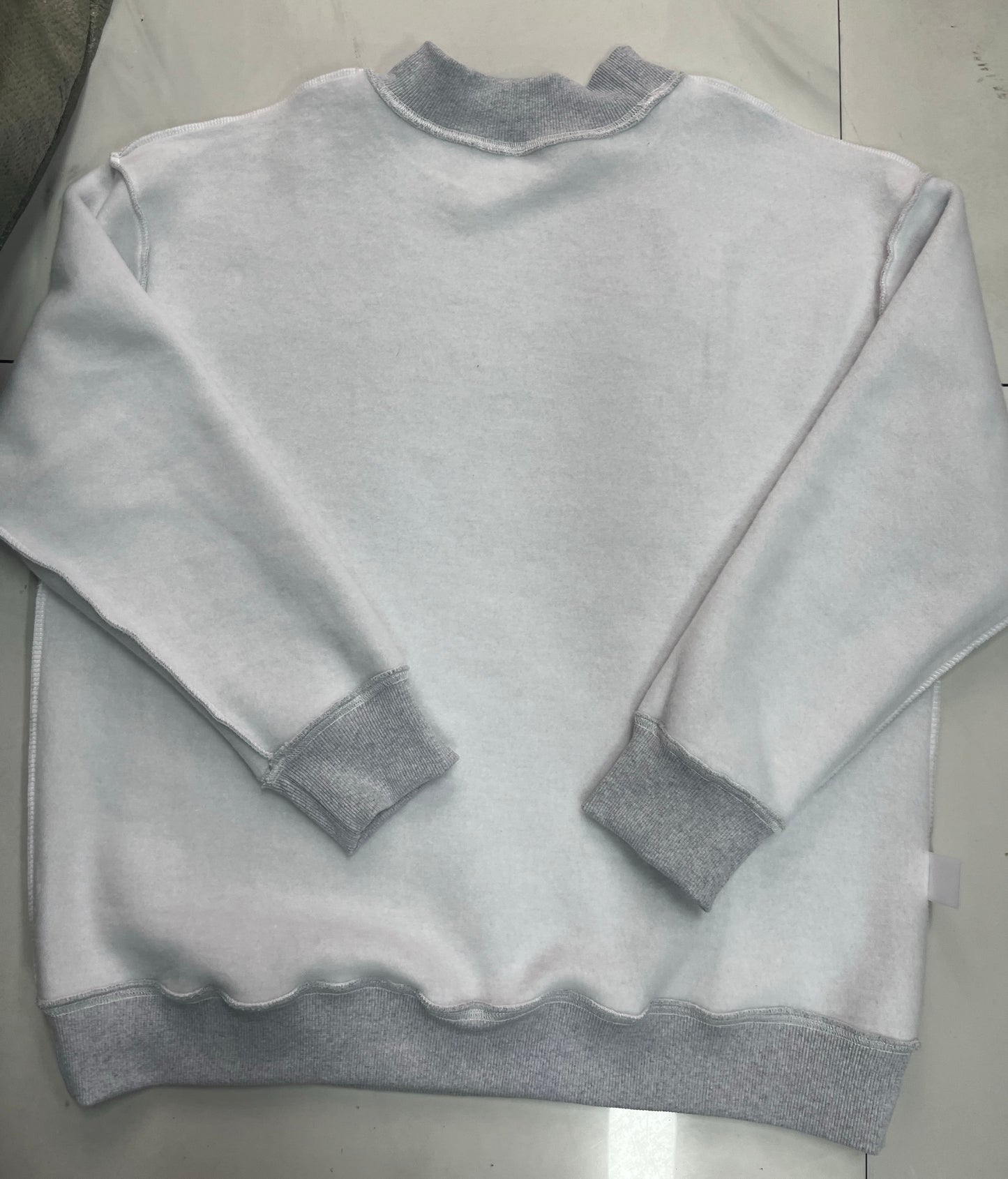 Reversible Premium Blank 300 GSM Mock Neck Sweatshirt