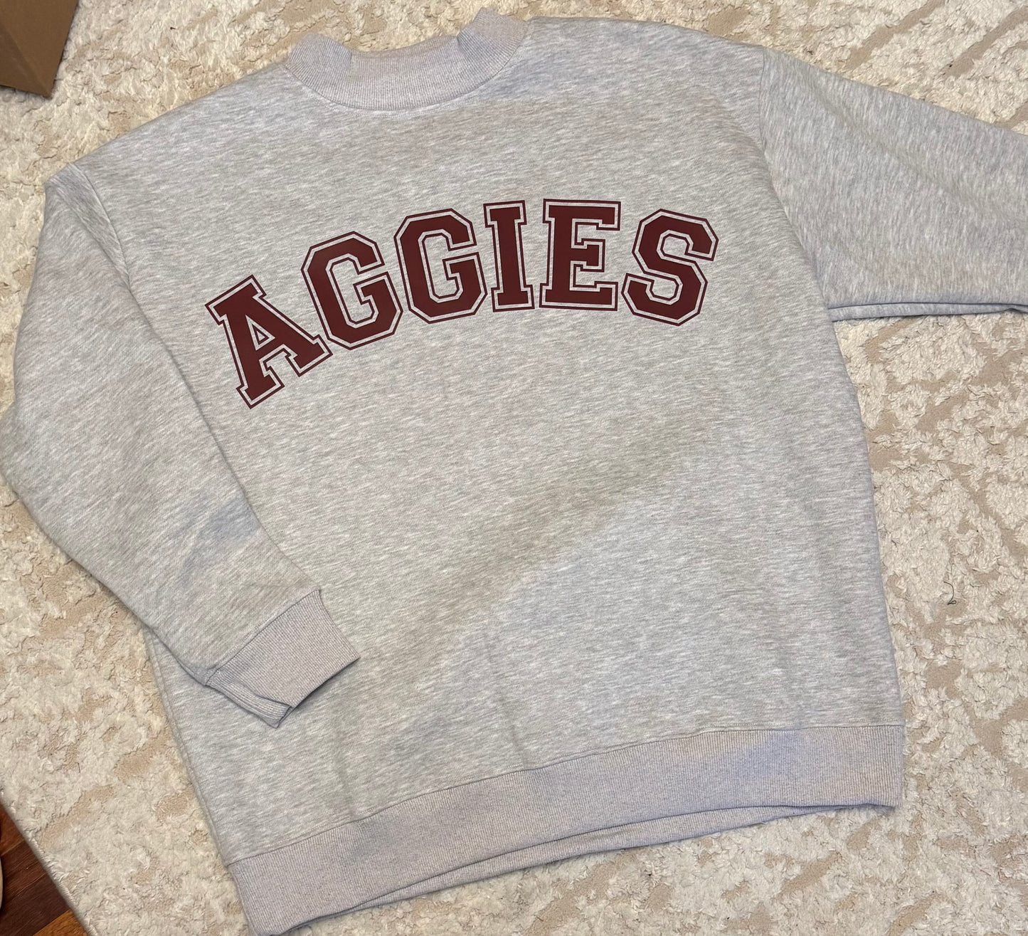 Reversible Premium Blank 300 GSM Mock Neck Sweatshirt